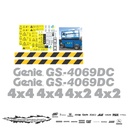 JUEGO DE CALCAS DE RESTAURACION PARA GENIE GS4069DC