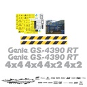 JUEGO DE CALCAS DE RESTAURACION PARA GENIE GS4390RT