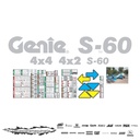 JUEGO DE CALCAS DE RESTAURACION PARA GENIE S60
