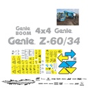 JUEGO DE CALCAS DE RESTAURACION PARA GENIE Z45/25RT 