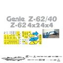 JUEGO DE CALCAS DE RESTAURACION PARA GENIE Z60DC