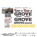 JUEGO DE CALCAS DE RESTAURACION PARA GROVE RT530E2 SIN MANITOWOC 