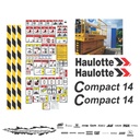 JUEGO DE CALCAS DE RESTAURACION PARA HAULOTTE COMPACT 14