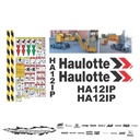 JUEGO DE CALCAS DE RESTAURACION PARA HAULOTTE HA12IP