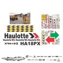 JUEGO DE CALCAS DE RESTAURACION PARA HAULOTTE HA18PX