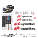 JUEGO DE CALCAS DE RESTAURACION PARA INGERSOLL RAND DD118HF