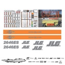 JUEGO DE CALCAS DE RESTAURACION PARA JLG 2646ES