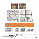 JUEGO DE CALCAS DE RESTAURACION PARA JLG 3246ES