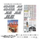JUEGO DE CALCAS DE RESTAURACION PARA JLG 4045R