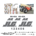 JUEGO DE CALCAS DE RESTAURACION PARA JLG G642A