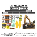JUEGO DE CALCAS DE RESTAURACION PARA JOHN DEERE 300LC