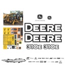 JUEGO DE CALCAS DE RESTAURACION PARA JOHN DEERE 310E NVO