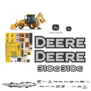 JUEGO DE CALCAS DE RESTAURACION PARA JOHN DEERE 310G NVO