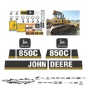 JUEGO DE CALCAS DE RESTAURACION PARA JOHN DEERE 850C