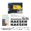 JUEGO DE CALCAS DE RESTAURACION PARA KAESER M200