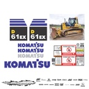 JUEGO DE CALCAS DE RESTAURACION PARA KOMATSU D61EX15