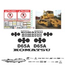 JUEGO DE CALCAS DE RESTAURACION PARA KOMATSU D65A