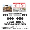 JUEGO DE CALCAS DE RESTAURACION PARA KOMATSU D85AXL ANTI