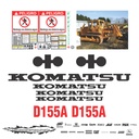 JUEGO DE CALCAS DE RESTAURACION PARA KOMATSU D155A1