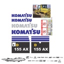JUEGO DE CALCAS DE RESTAURACION PARA KOMATSU D155AX5