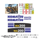 JUEGO DE CALCAS DE RESTAURACION PARA KOMATSU WA2005