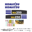 JUEGO DE CALCAS DE RESTAURACION PARA KOMATSU WA2506