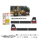 JUEGO DE CALCAS DE RESTAURACION PARA KOMATSU WA3801