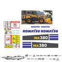 JUEGO DE CALCAS DE RESTAURACION PARA KOMATSU WA3805