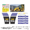 JUEGO DE CALCAS DE RESTAURACION PARA KOMATSU WB93R5