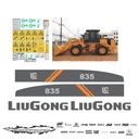 JUEGO DE CALCAS DE RESTAURACION PARA LIUGONG 835
