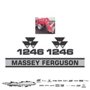 JUEGO DE CALCAS DE RESTAURACION PARA MASSEY FERGUSON 1246