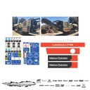 JUEGO DE CALCAS DE RESTAURACION PARA NORDBERG LOKOTRACK LT106