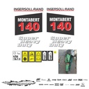 JUEGO DE CALCAS DE RESTAURACION PARA MONTABERT 140 NVO