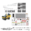 JUEGO DE CALCAS DE RESTAURACION PARA MULTIQUIP CIPSA AR18