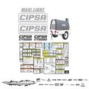 JUEGO DE CALCAS DE RESTAURACION PARA MULTIQUIP CIPSA CTI6000