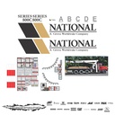 JUEGO DE CALCAS DE RESTAURACION PARA NATIONAL CRANE 800C VJO
