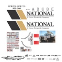JUEGO DE CALCAS DE RESTAURACION PARA NATIONAL CRANE 900 SERIES VJO