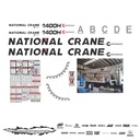 JUEGO DE CALCAS DE RESTAURACION PARA NATIONAL CRANE 1400H NVO