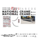 JUEGO DE CALCAS DE RESTAURACION PARA NATIONAL CRANE NTB30H2 NVO