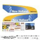 JUEGO DE CALCAS DE RESTAURACION PARA NEW HOLLAND TM7010