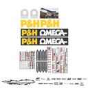 JUEGO DE CALCAS DE RESTAURACION PARA OMEGA P&H 18TONS