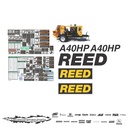 JUEGO DE CALCAS DE RESTAURACION PARA REED A40HP