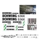 JUEGO DE CALCAS DE RESTAURACION PARA SCHWING S36X