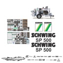 JUEGO DE CALCAS DE RESTAURACION PARA SCHWING SP500