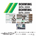 JUEGO DE CALCAS DE RESTAURACION PARA SCHWING BPA2000