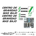 JUEGO DE CALCAS DE RESTAURACION PARA SCHWING TROMPO SEG