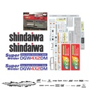 JUEGO DE CALCAS DE RESTAURACION PARA SHINDAIWA 4X2 