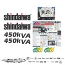JUEGO DE CALCAS DE RESTAURACION PARA SHINDAIWA DGM450KVA