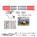 JUEGO DE CALCAS DE RESTAURACION PARA SIMON STINGER TC3474