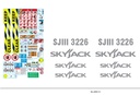 JUEGO DE CALCAS DE RESTAURACION PARA SKYJACK SJIII3226 NVO